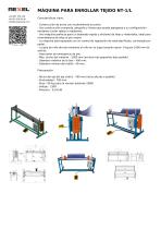 MÁQUINA PARA ENROLLAR TEJIDO NT-1/L-1