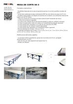MESA DE CORTE, MESA DE CORTE TEXTIL, MESA DE TALLER SK-3