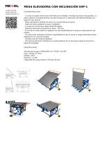 MESA ELEVADORA CON INCLINACIÓN SOP-1