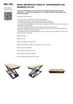 MESA NEUMÁTICA PARA EL TAPIZAMIENTO DE MUEBLES ST-3/K