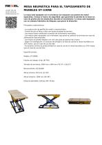MESA NEUMÁTICA PARA EL TAPIZAMIENTO DE MUEBLES ST-3/KRB
