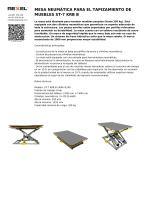 MESA NEUMÁTICA PARA EL TAPIZAMIENTO DE MUEBLES ST-7 KRB B -1