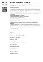 REBOBINADORA PARA TELA P-3S