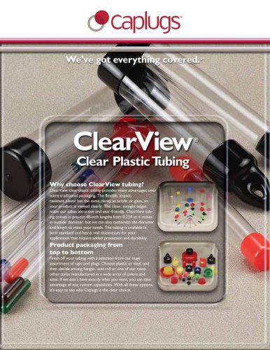 Clear Plastic Tubing Sell Sheet