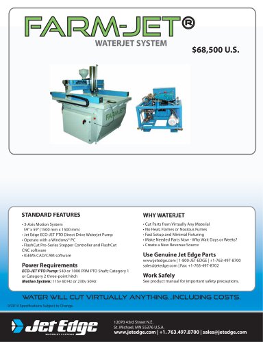 FARM-JET® Waterjet System