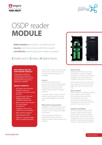 OSDP reader MODULE