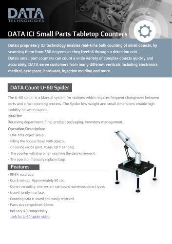 DATA ICI Small Parts Tabletop Counters