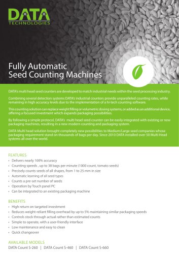 Fully Automatic Seed Counting Machines