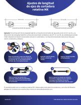 Ejes de cortadora rotativa MX - 2