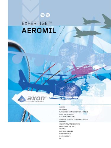 Expertise in aeromil : wires, cables, connectors and assemblies