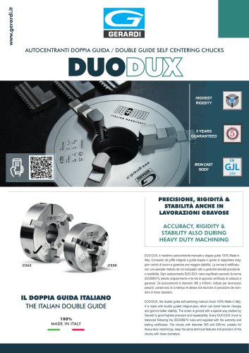 BROCHURE - DUODUX Self-Centering Chucks