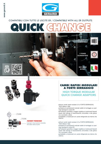 BROCHURE - Modular Quick Change Adaptors