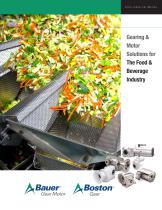 Gearing & Motor Solutions for The Food & Beverage Industry