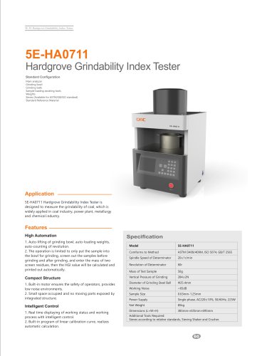 CKIC 5E-HA0711 Hardgrove Grindability Index Tester