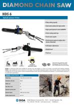 HDS6 DIAMOND CHAIN SAW - English