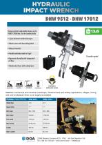 HYDRAULIC IMPACT WRENCH DHW9512, DHW17012 - English