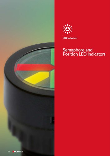 Semaphore LED indicators