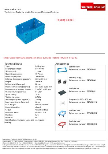 Falter 6430 E