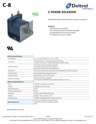 C-8 C-Frame Solenoid