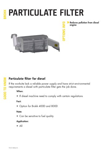 PARTICULATE FILTER