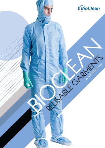 BioClean Reusable Garment Catalogue 2015