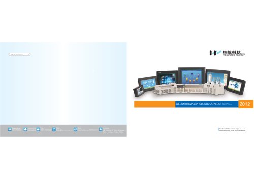 WECON industrial product catalog(hmi,plc,industrial pc)