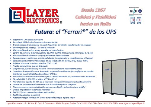 UPS / SAI Serie Futura