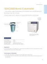 SDAC6000 calorimeter