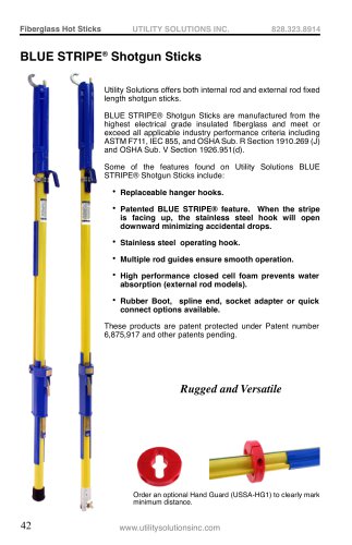 BLUE STRIPE® Shotgun Sticks