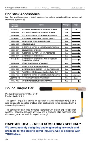 Spline Torque Bar