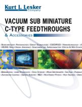 Subminiature C-Type Feedthroughs