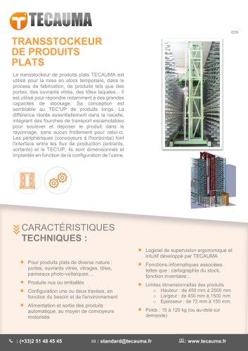 009-Transstockeur de produits plats