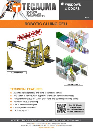 M011 Articulated robot for adhesive dispensing