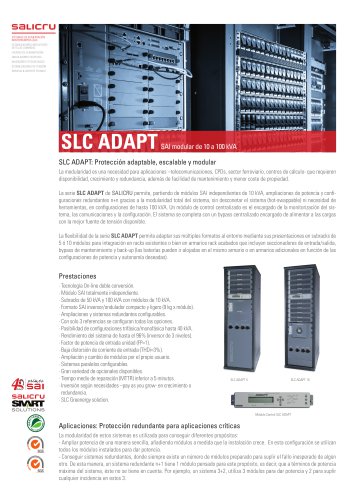 SLC ADAPT: Proteccion adaptable, escalable y modular