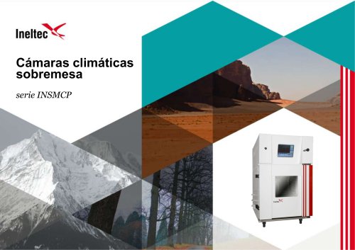 Cámaras climáticas sobremesa serie INSMCP