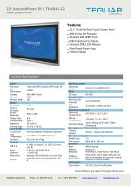 22" ANDROID PANEL PC | TP-A945-22