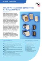 Airmax VS® High-Speed connectors for CompactPCI® serial