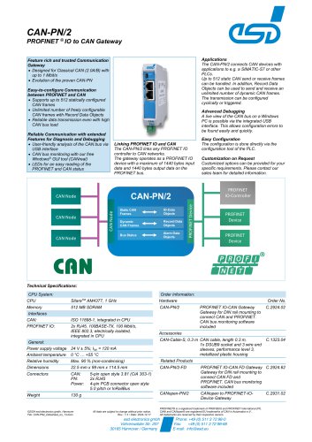 Data Sheet CAN-PN/2
