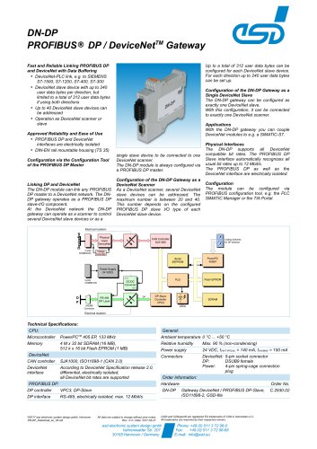 Data Sheet DN-DP