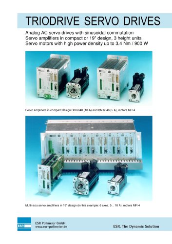 6646.250 ? TrioDrive servo drives