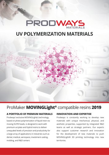 UV POLYMERIZATION MATERIALS