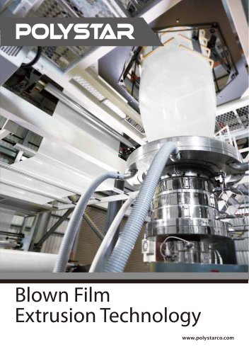 Blown film machine