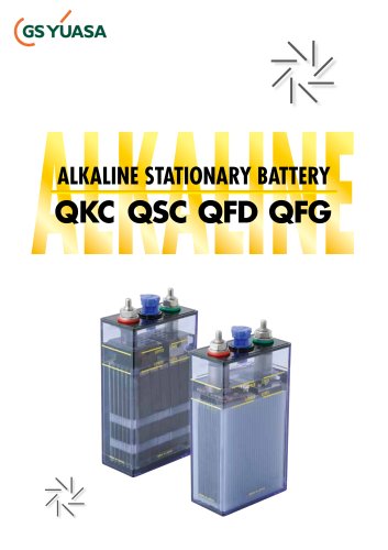 Alkaline Stationary QKC, QSC, QFD, QFG Series Catalog