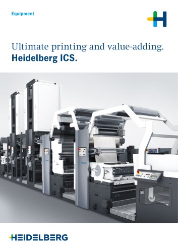 Ultimate printing and value-adding. Heidelberg ICS.