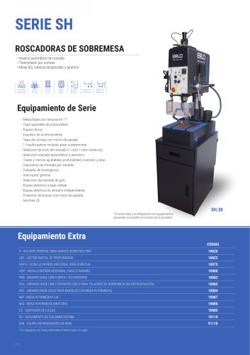 Serie SH- Roscadora automática