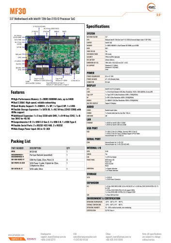 MF30_Datasheet