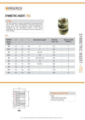 ITEC Symmetric Insert