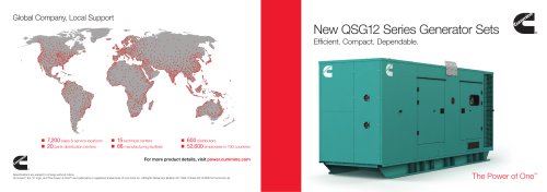 New QSG12 Series Generator Sets