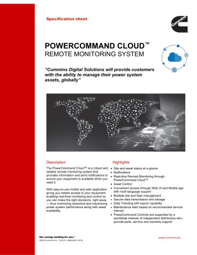 POWERCOMMAND CLOUD™