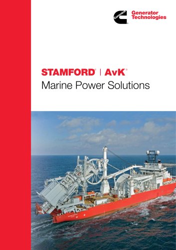 STAMFORD and AvK MARINE PRODUCT GUIDE